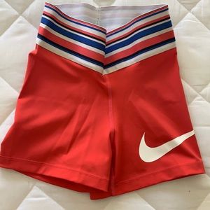 Nike pro shorts with 2 inch inseam.